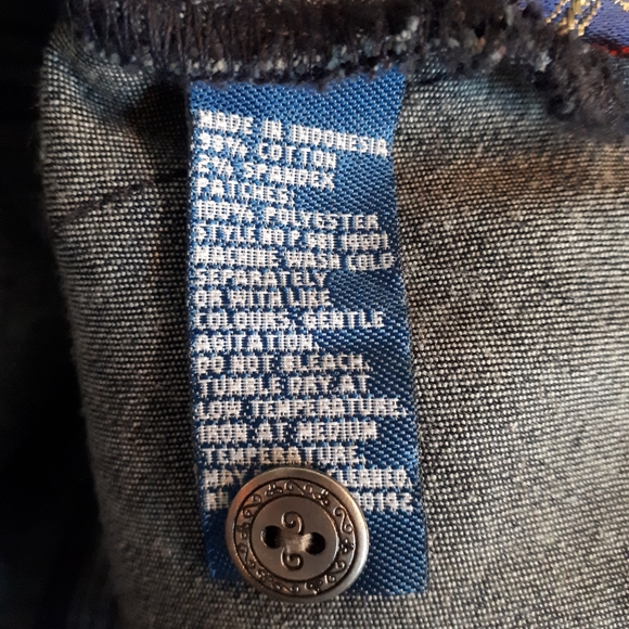 Nygard Sport Oriental Inspired Demin Jacket Large - Picture 7 of 8